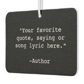 Désodorisant Pour Voiture Créez votre propre devis (Gauche)