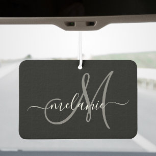 Désodorisant Pour Voiture Créez Votre Propre Monogramme Personnalisé Et Un S