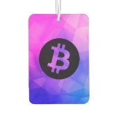 Désodorisant Pour Voiture Cristal Bitcoin (Dos)
