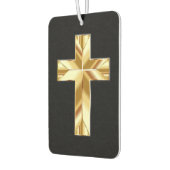 Désodorisant Pour Voiture Croix d'or chrétienne (Gauche)