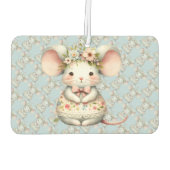 Désodorisant Pour Voiture Cuisine Florale Souris Couronne Fleur (Dos)