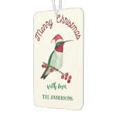 Désodorisant Pour Voiture Custom Christmas Hummingbird (Gauche)
