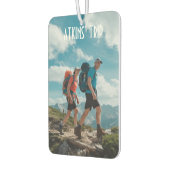 Désodorisant Pour Voiture Custom Family Photo Hiking  (Gauche)