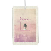 Désodorisant Pour Voiture Custom Love Script Heather & Dusk Poet (Devant)