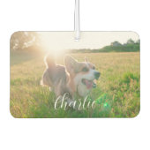 Désodorisant Pour Voiture Customizable Pet Photo Template & Text For Name  (Devant)