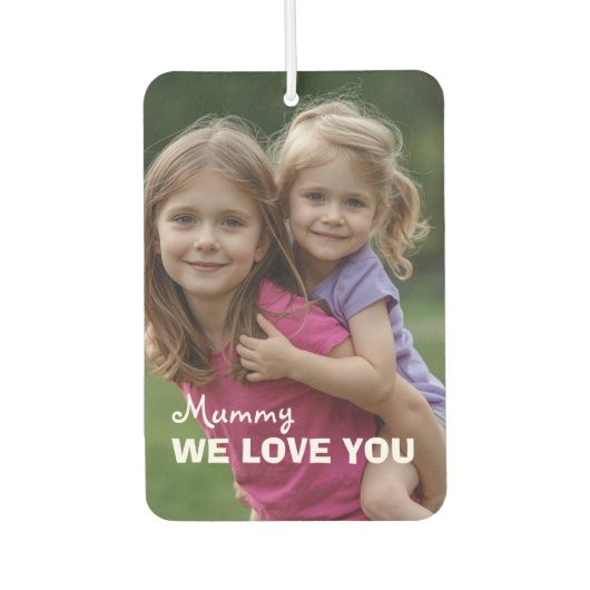 Désodorisant Pour Voiture Customized with 2 and text (Devant)