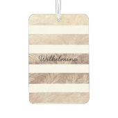 Désodorisant Pour Voiture Cute ananas or rayé (Dos)