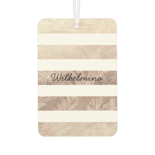 Désodorisant Pour Voiture Cute ananas or rayé (Dos)