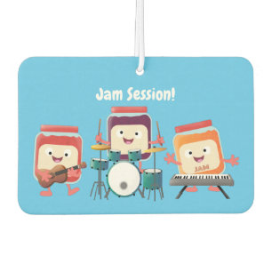 Désodorisant Pour Voiture Cute confiture session dessin animé musicien humou