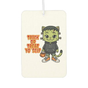 Désodorisant Pour Voiture Cute Frankenstein Chat Monster - Kawaii Hall Éffra