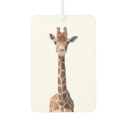 Désodorisant Pour Voiture Cute giraffe face (Devant)
