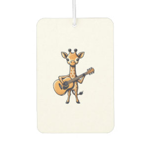Désodorisant Pour Voiture Cute Giraffe Jouer Guitare Giraffes Musicien Musi