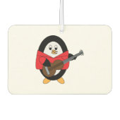 Désodorisant Pour Voiture Cute guitariste pingouin (Devant)