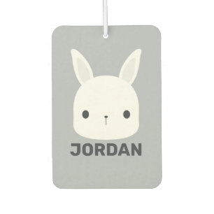Désodorisant Pour Voiture Cute Little Bunny Rabbit with Personalized