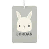 Désodorisant Pour Voiture Cute Little Bunny Rabbit with Personalized (Dos)