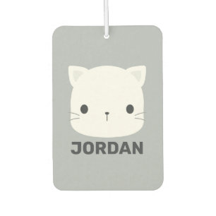 Désodorisant Pour Voiture Cute Little Cat avec nom personnalisé