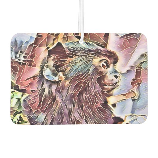 DÉSODORISANT POUR VOITURE CUTE LITTLE MONKEY (Devant)