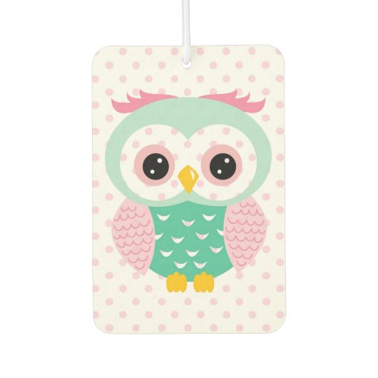 Désodorisant Pour Voiture Cute Owl (Devant)