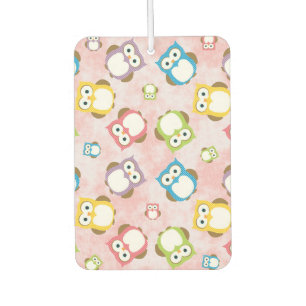 Désodorisant Pour Voiture Cute Owls, Owl Pattern, Colorful Owls, Baby Owls