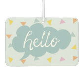 Désodorisant Pour Voiture Cute Pastel Hello (Dos)