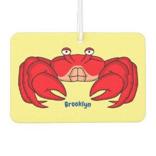 Désodorisant Pour Voiture Cute red crab cartoon
