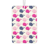 Désodorisant Pour Voiture Cute Whales, Pattern of Whales, Sea Animals (Dos)
