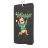 Désodorisant Pour Voiture Cute Xmas Sloth Santa Hat Christmas Sloth - Tree L (Gauche)
