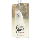 Désodorisant Pour Voiture Cutest Paws Ever Pet Photo Dog Lover Keepsake (Gauche)