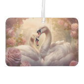 Désodorisant Pour Voiture Cygnes roses et blancs (Dos)