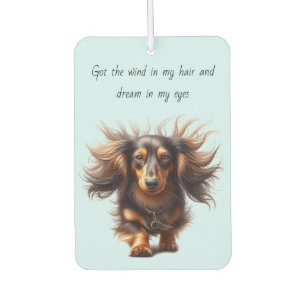 Désodorisant Pour Voiture Dachshund à poils longs