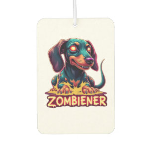 Désodorisant Pour Voiture Dachshund Doxie Saucisse Zombie Chien Halloween