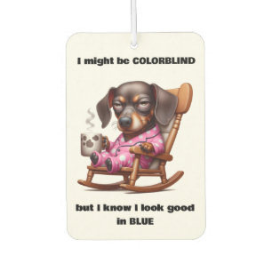DÉSODORISANT POUR VOITURE DACHSHUND DRÔLE