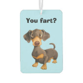 Désodorisant Pour Voiture Dachshund Fart (Dos)