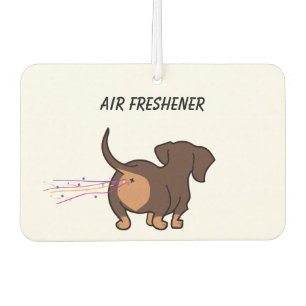 Désodorisant Pour Voiture Dachshund qui péte