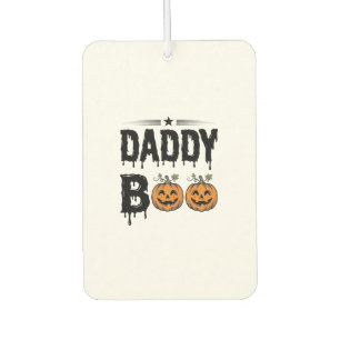 Désodorisant Pour Voiture Daddy Boo Vintage Halloween Pumpkin Shirt Design_1