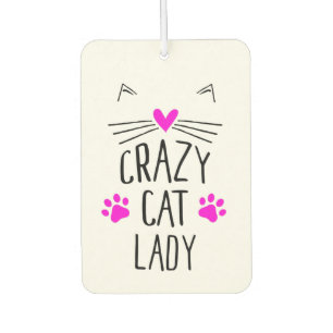 Désodorisant Pour Voiture Dame du Crazy Cat