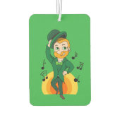 Désodorisant Pour Voiture Dancing leprechaun, dessin animé de la Saint Patri (Dos)