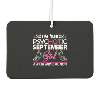 Désodorisant Pour Voiture Dans le Psychotic Septembre Girl Everyone Warned A