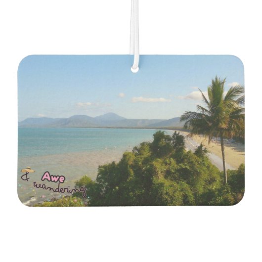 désodorisant pour voiture de plage de Cairns (Devant)