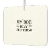 Désodorisant Pour Voiture Déclaration chien grand chien propriétaire (Gauche)