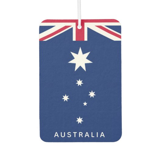 Désodorisant Pour Voiture Deconstructed Australian Flag (Devant)