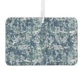 Désodorisant Pour Voiture Décor Camouflage Pixels numériques bleu marine (Dos)