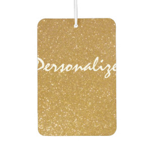 Désodorisant Pour Voiture Décor personnalisé parties scintillant coeur en fo