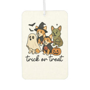 Désodorisant Pour Voiture déguisement d'Halloween pour corgi