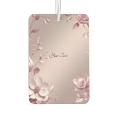 Désodorisant Pour Voiture Delicate Pink Floral Air Freshener (Dos)