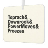 Désodorisant Pour Voiture Déplacements de rupture (Breakdance) (Gauche)