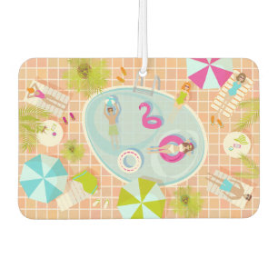 Désodorisant Pour Voiture Des filles et des garçons du bikini jouant au jeu 