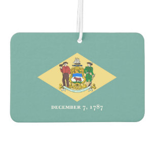 Désodorisant Pour Voiture Design de drapeau d'état du Delaware
