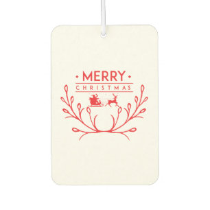 Désodorisant Pour Voiture Design de Noël avec rennes
