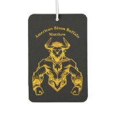 Désodorisant Pour Voiture Design graphique Gold Bold Bison (Devant)